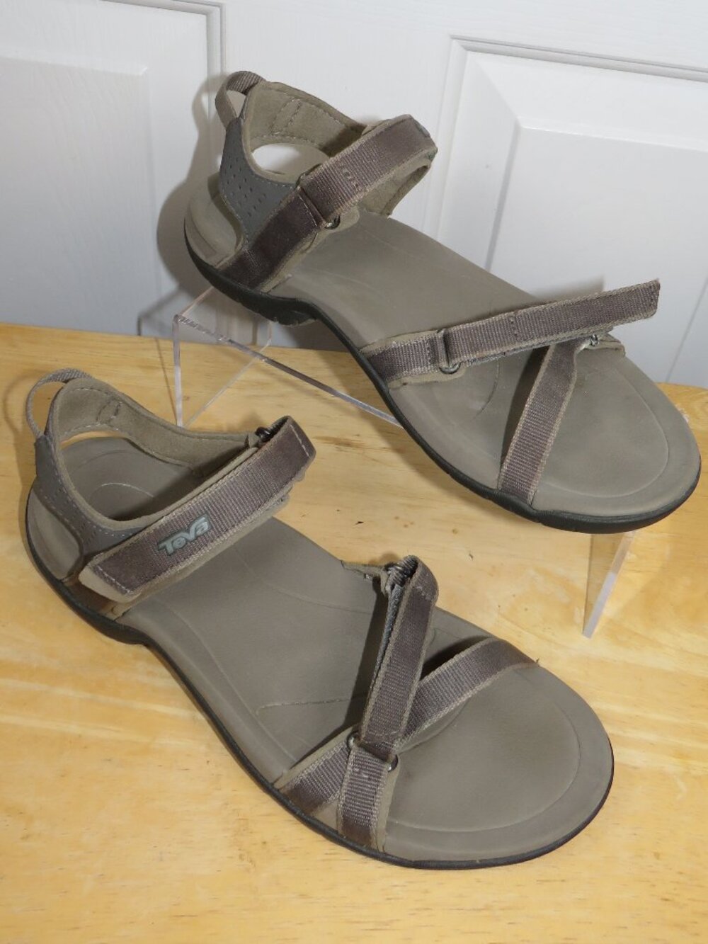 Teva Verra Sport Sandals Strappy Women's Size 7.5 in Bungee Cord Brown Very Good